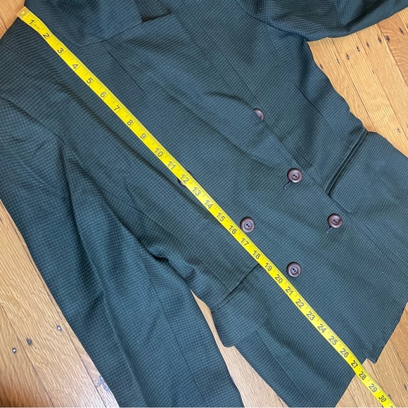 Vintage Houndstooth Double Breasted Blazer - Picture 4 of 5